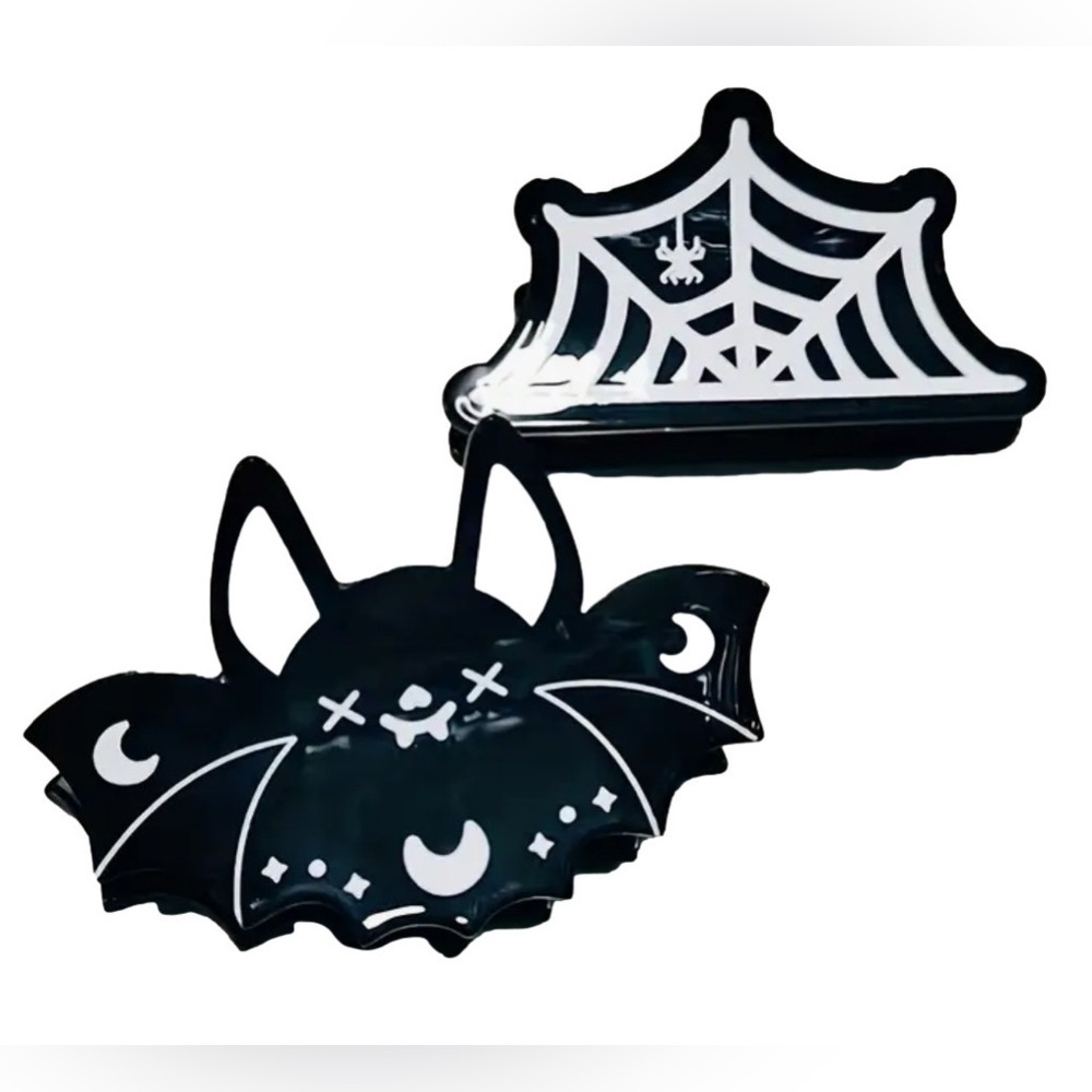 Boutique cute hair clips choose one the bat or the spiderweb 🕸️